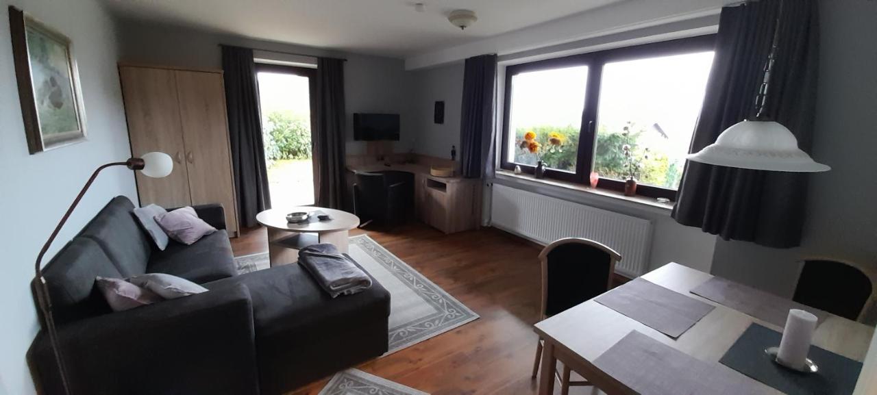Ferienwohnung Wiesenblick Mit Terrasse Im Landhaus Fischer 상트안드레스베르크 외부 사진